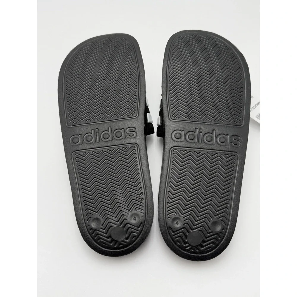 NEW Adidas Adilette Shower‎ G27625 Black Open Toe Slip On Slide Sandals Size 4